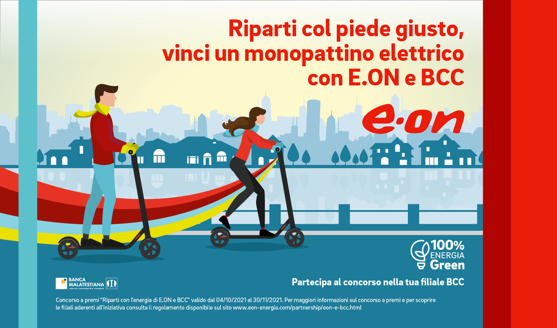 Concorso riparti con l’energia di E.ON e BCC