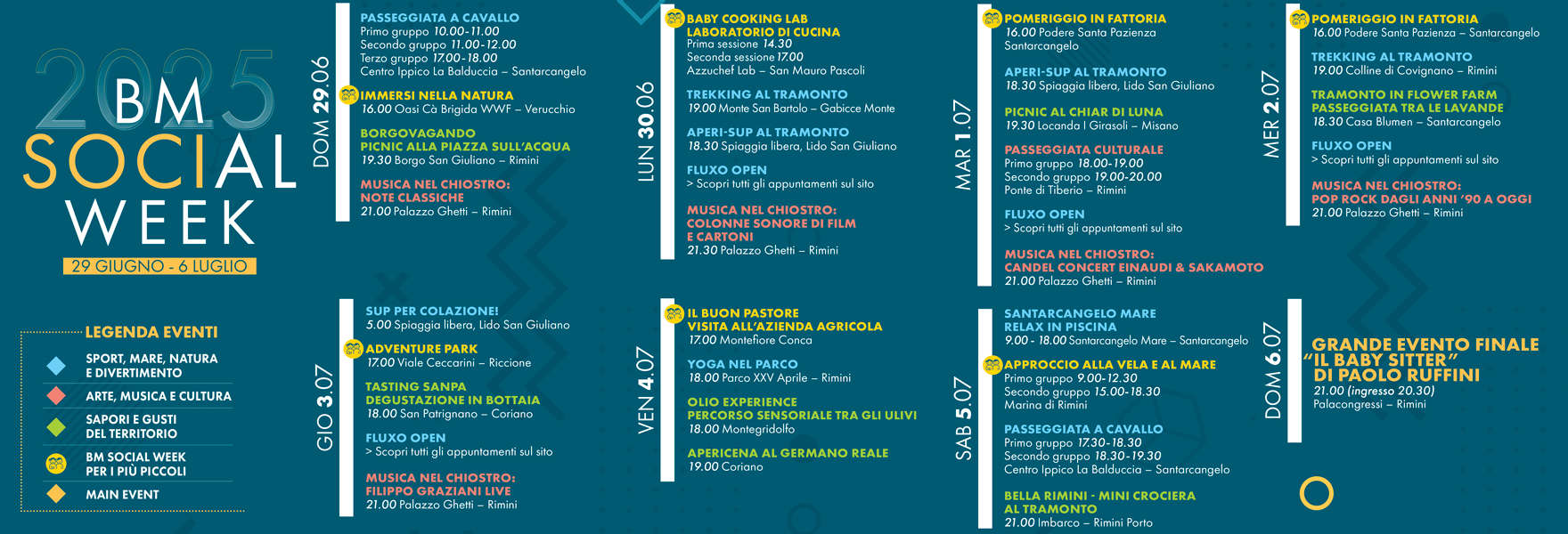 BM SOCIAL WEEK Programma 2025