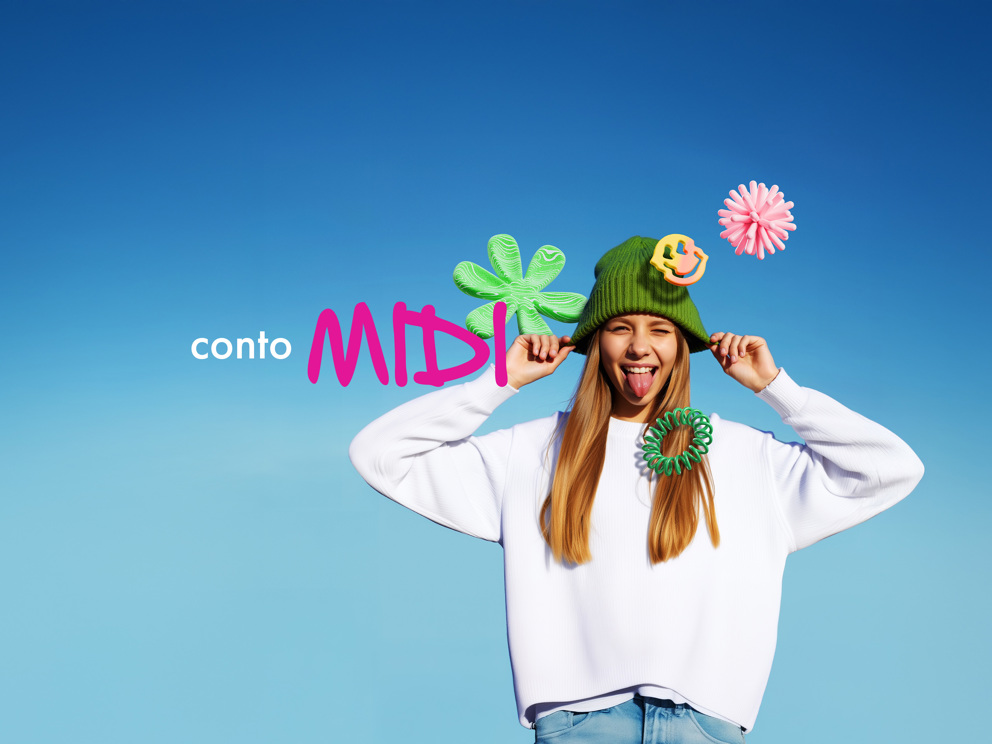 Conto MIDI Il conto corrente che cresce con te 